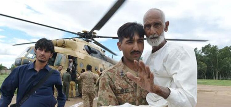 200 helicopters evacuate stranded people: ISPR